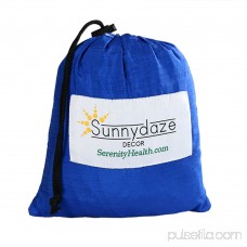 Sunnydaze Outdoor Pocket Blanket for Camping, Picnics, Hiking, and the Beach, Made from Lightweight Nylon, Navy and Royal 567147512